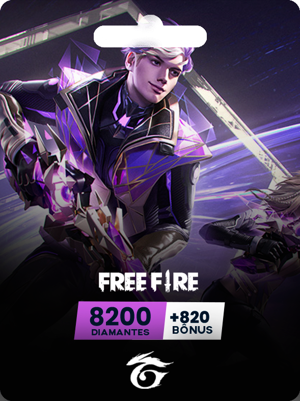 8200 DIAMANTES + 820 BÔNUS